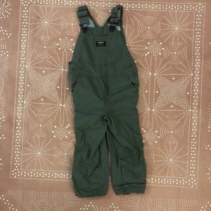 Green Osh Kosh overalls 3T
